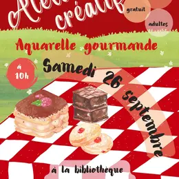 Atelier créatif - Initiation à l'aquarelle gourmande