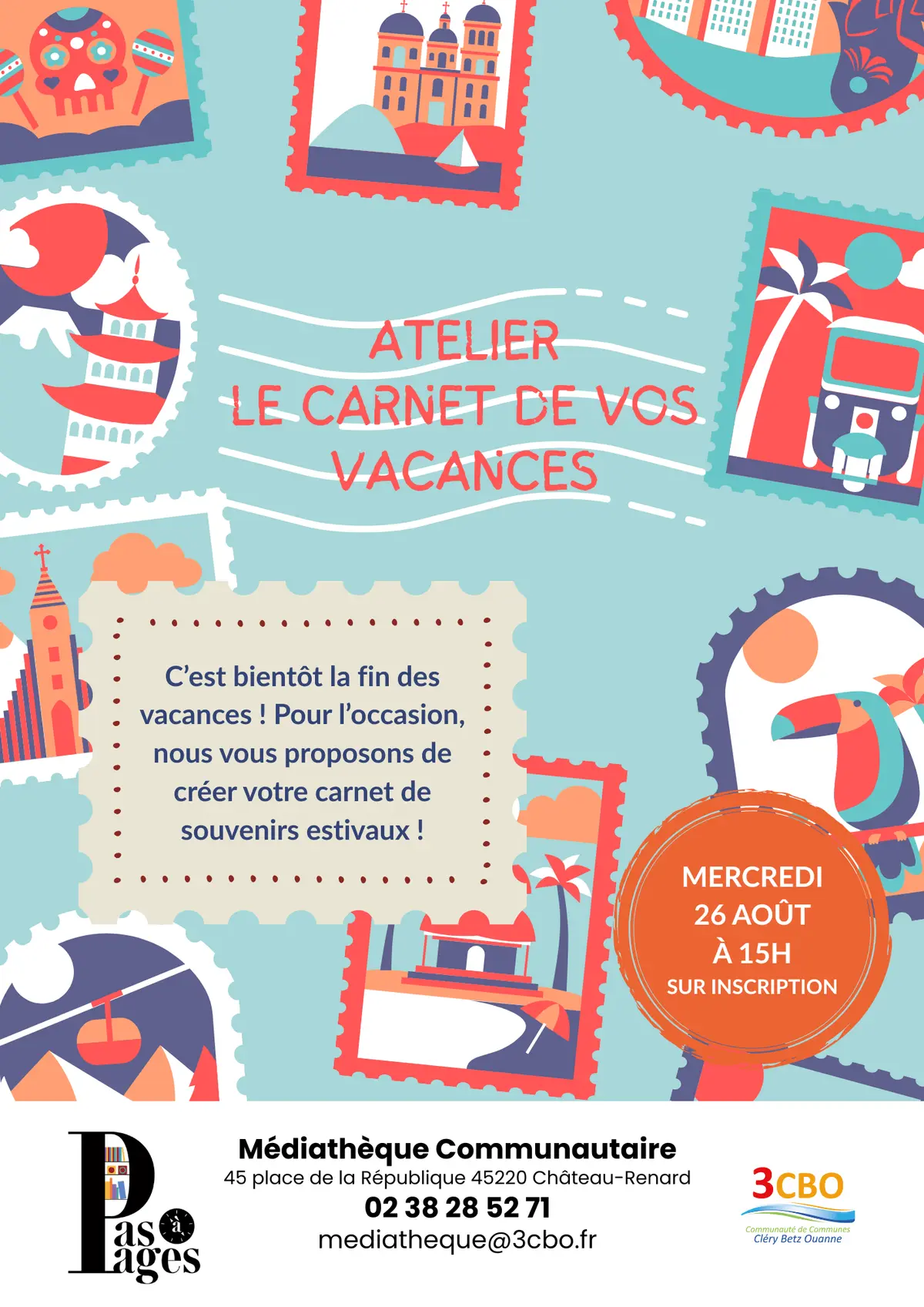 Atelier créatif - Le carnet de vos vacances