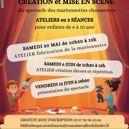 Atelier créatif : Les marionnettes, c'est chouette !!!