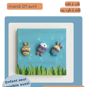 Atelier créatif Parent/Enfant : Petits poissons en galets