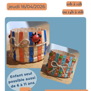 Atelier créatif Parent/Enfant : Pot à crayons coloré