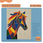 Atelier créatif peinture Ton cheval du nouvel an chinois