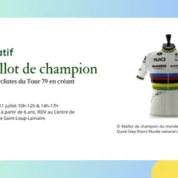 Atelier créatif : personnalise ton maillot de champion