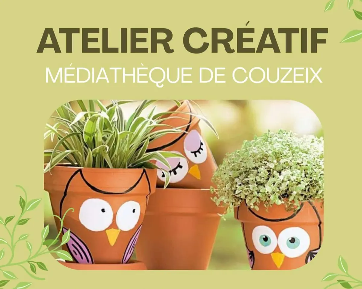 Atelier créatif : personnalisez votre pot de fleurs !