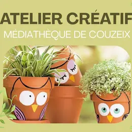 Atelier créatif : personnalisez votre pot de fleurs !