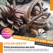 Atelier créatif - Petits bonshommes des bois