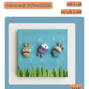 Atelier Créatif - Petits Poissons en galets
