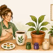 Atelier créatif plantes à Paris 18 – personnalisation de pot