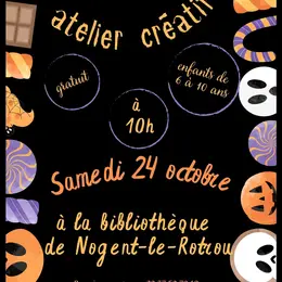 Atelier créatif  pour enfant : couronne d'Halloween