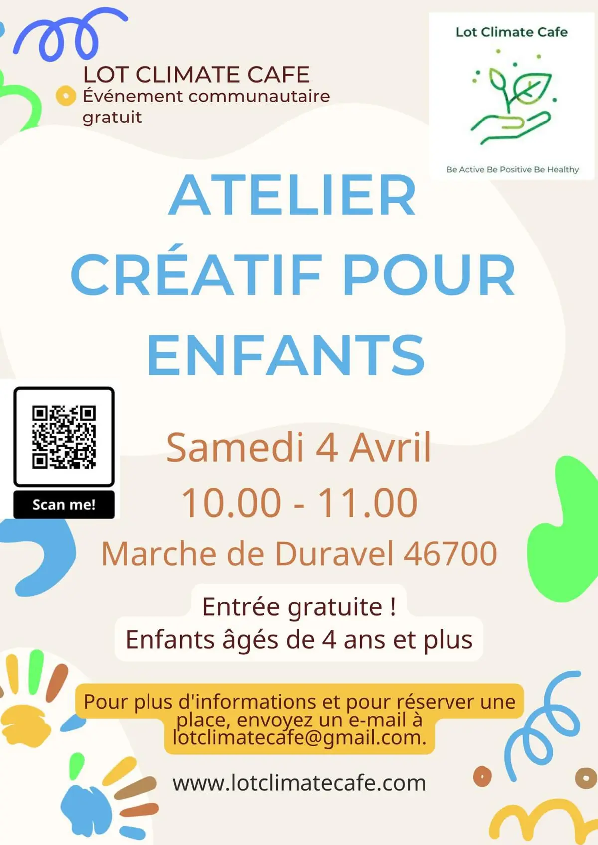 Atelier créatif pour enfants