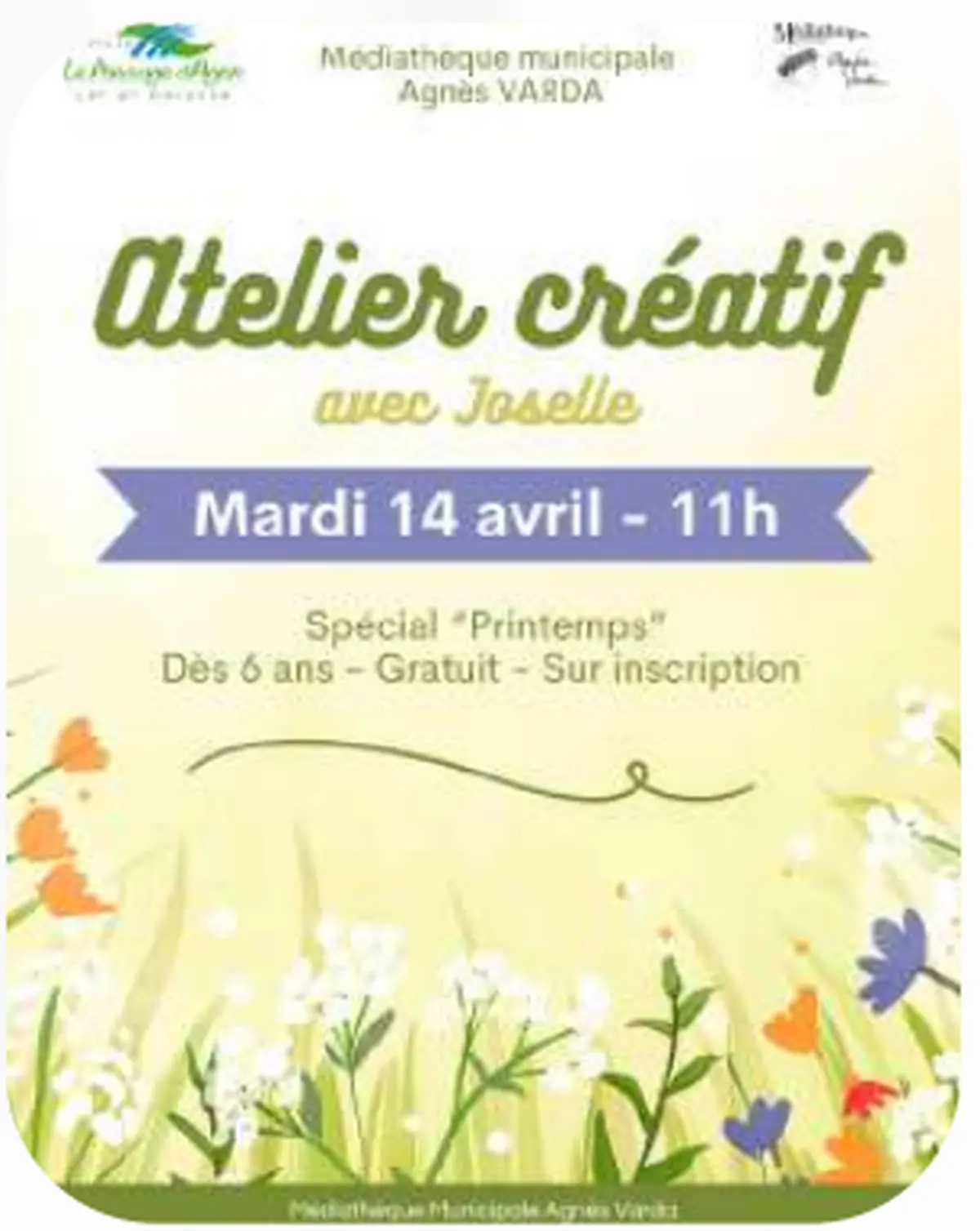 Atelier créatif spécial printemps