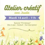 Atelier créatif spécial printemps