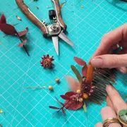 Atelier création accessoire de coiffure végétalisé à Lyon 2ème
