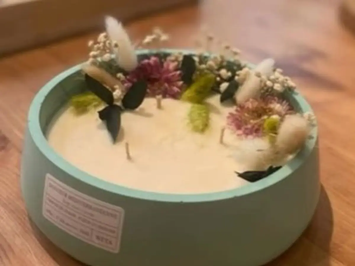 Atelier création bougie avec fleurs séchées à Bordeaux (33)