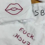 Atelier création broderie d'une culotte à Mouvaux (59)