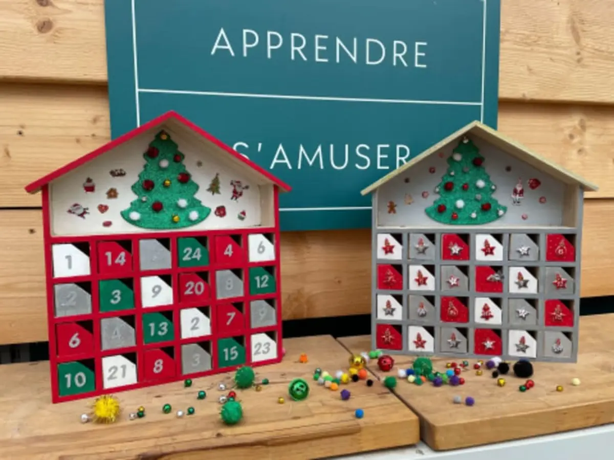 Atelier création calendrier Avent chez Truffaut Pau