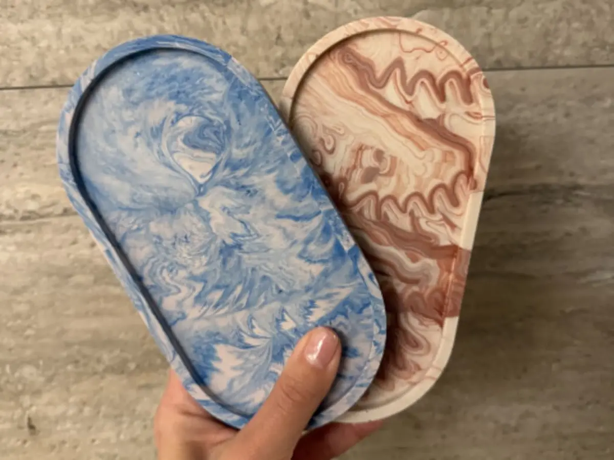 Atelier création d'objet en Jesmonite à Rouen (76)