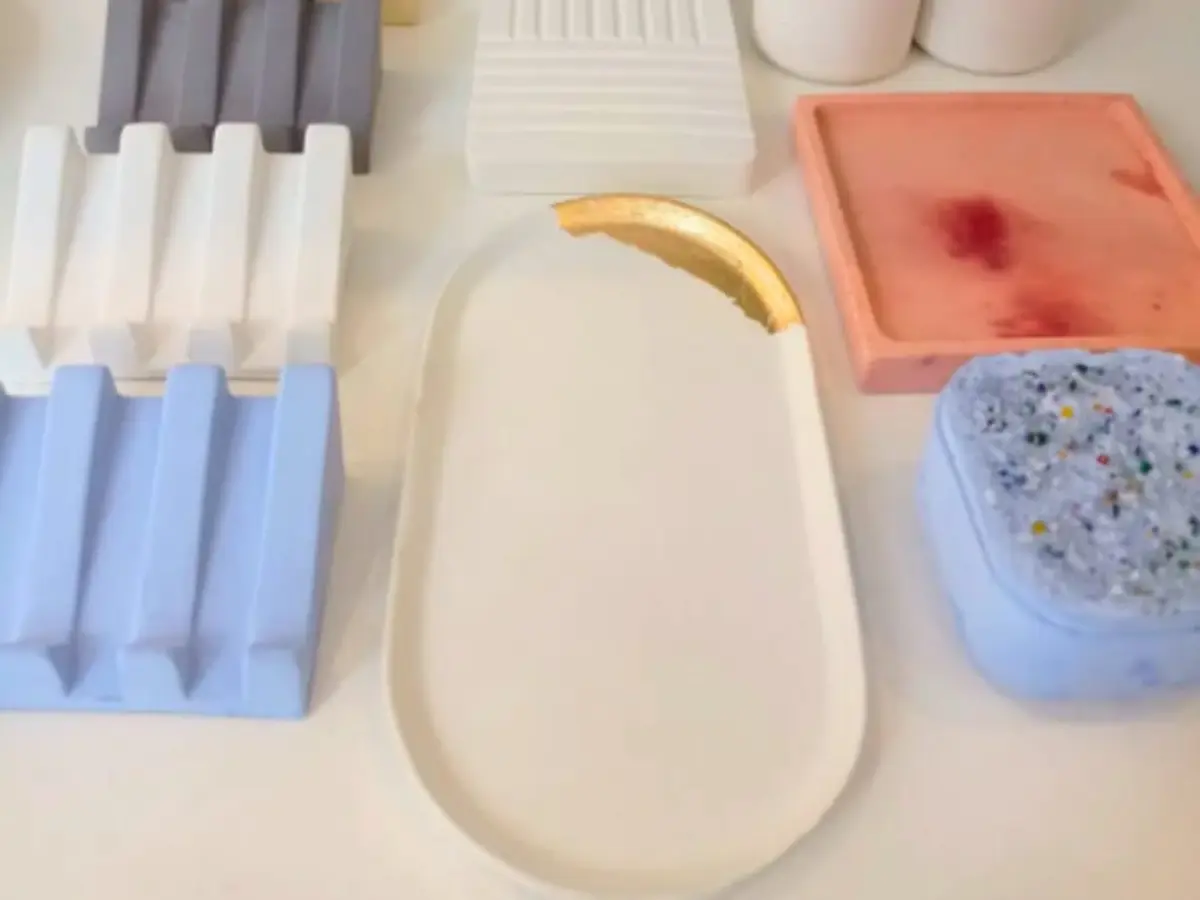 Atelier création d'objets en béton à Paris 18ème