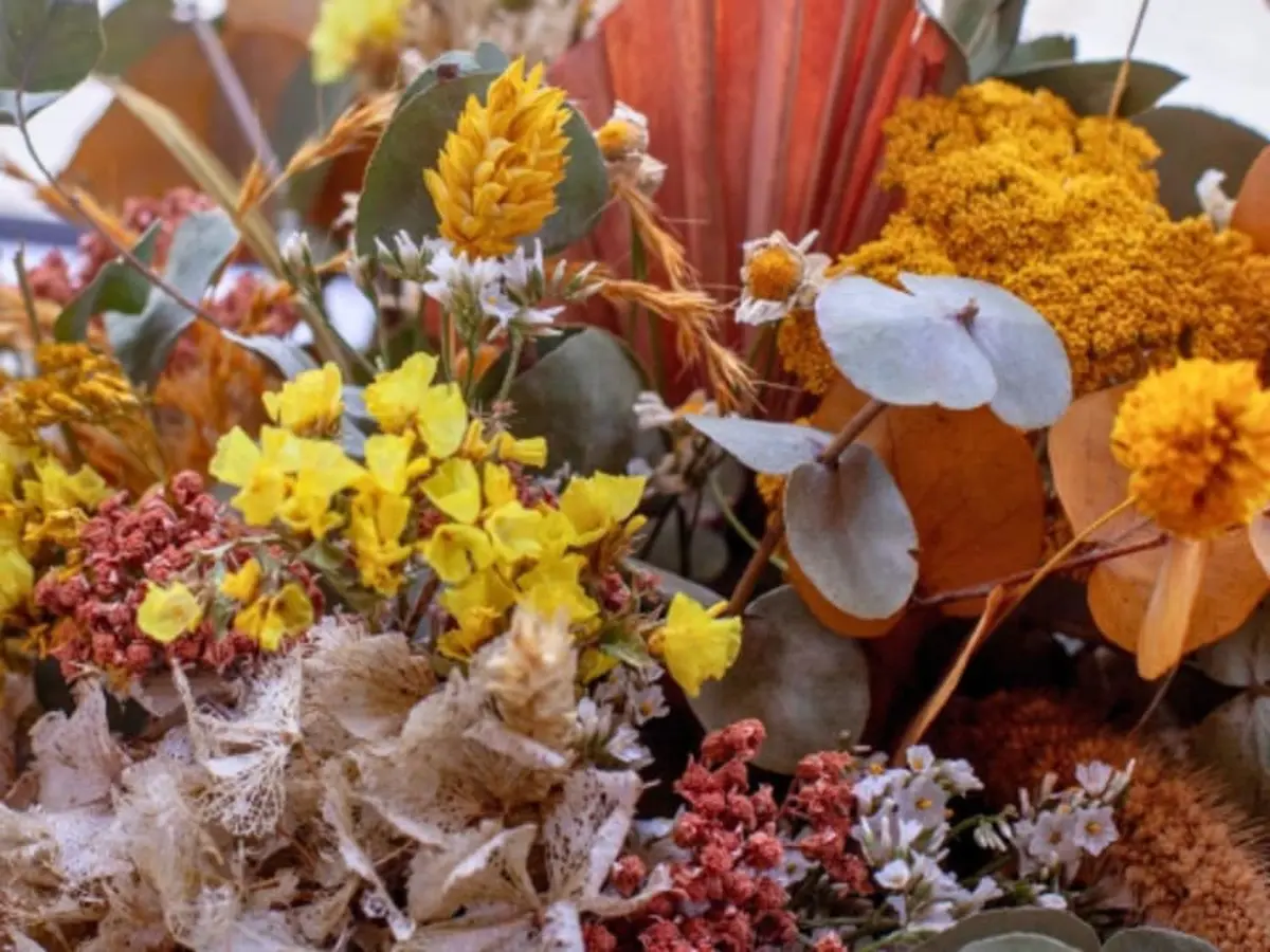 Atelier création d'un bouquet de fleurs séchées à Darnetal (76)