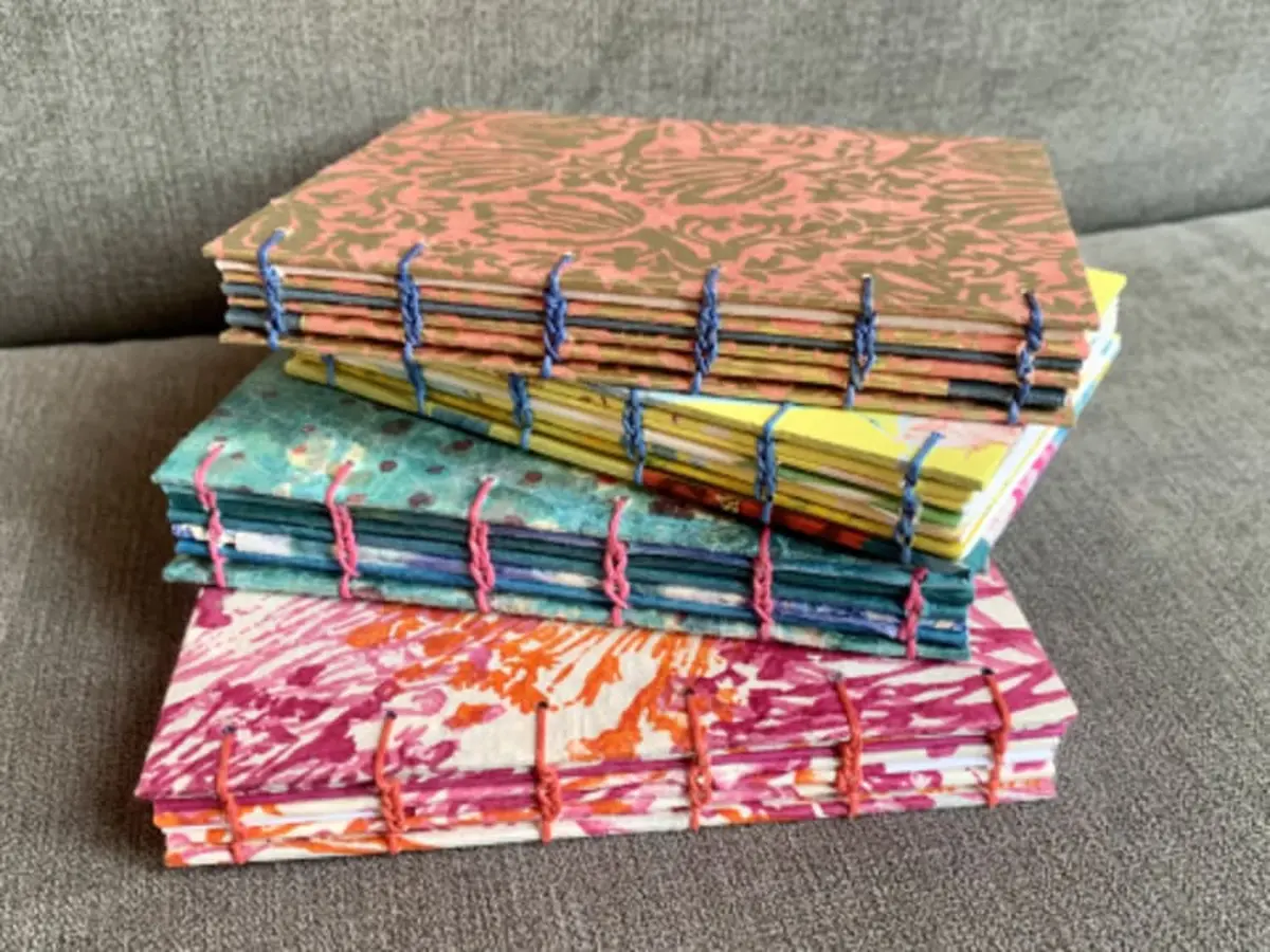 Atelier cr&eacute;ation d'un carnet copte &agrave; Rennes (35)