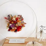 Atelier création d'un nuage de fleurs séchées à Mouvaux (59)