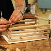 Atelier création d'un objet en bambou à Lahage (31)