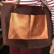 Atelier création d'un sac cabas en cuir à Arbonne (64)