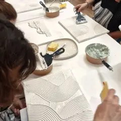 Atelier création d'un tableau texturé près de Toulouse (31)