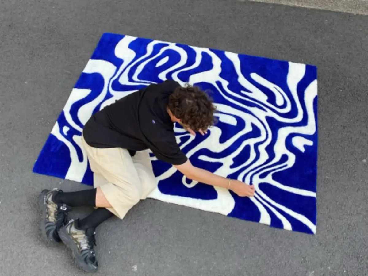 Atelier création d'un tapis en tufting à Biron (24)