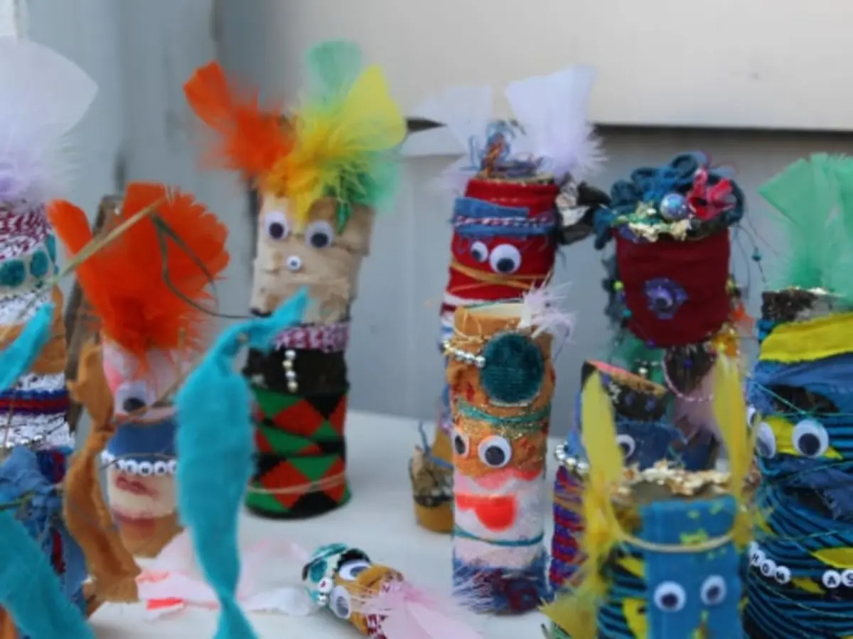 Atelier création d'un totem à Paris 5ème