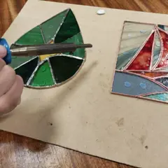 Atelier création d'un vitrail à Redon (35)