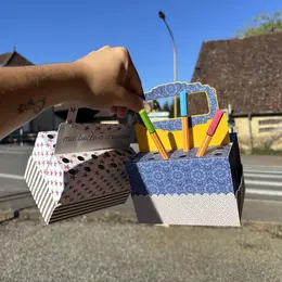 Atelier création d'une boîte à crayons