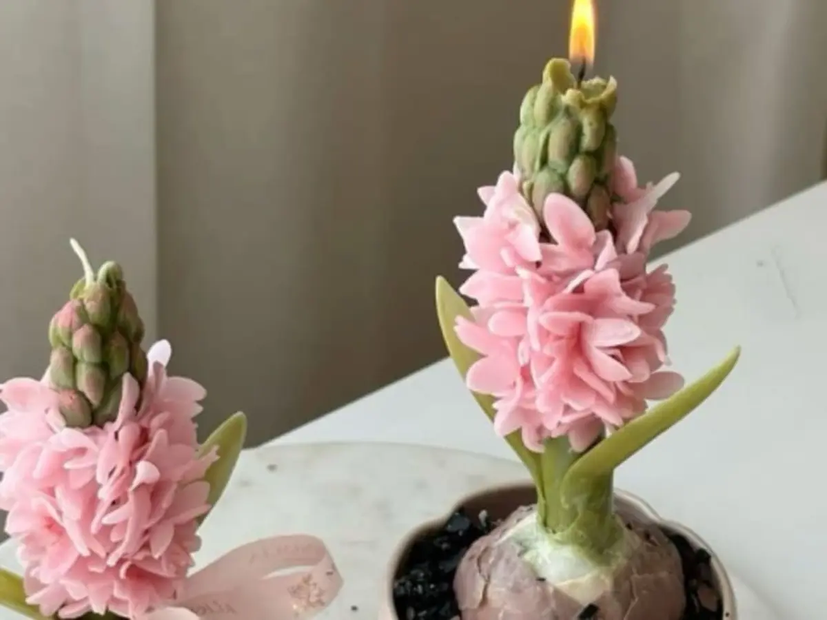 Atelier création d'une bougie jacinthe à Paris 1er