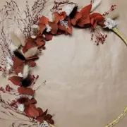 Atelier création d'une couronne de fleurs séchées à Lyon 2ème