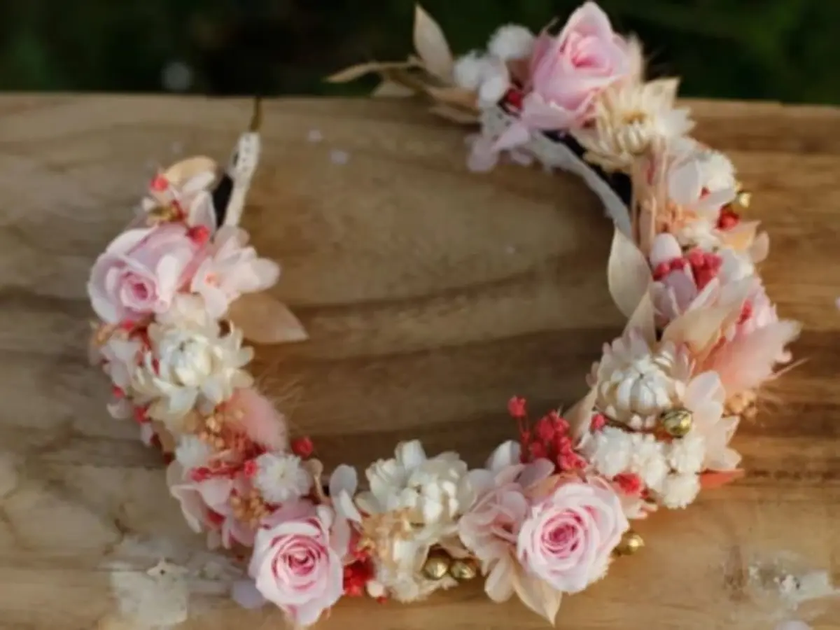 Atelier création d'une couronne de fleurs séchées à Paris 1er
