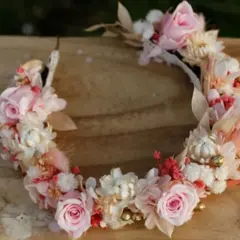 Atelier création d'une couronne de fleurs séchées à Paris 1er