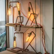Atelier création d'une lampe design en cuivre