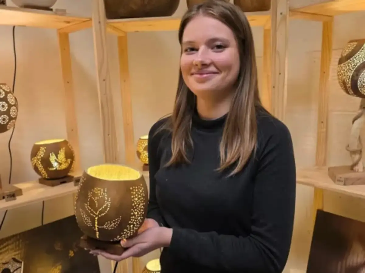 Atelier création d'une lampe en calebasse à Chaumont (52)