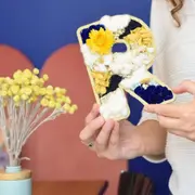 Atelier création d'une lettre tissée et fleurie à Montauban (82)