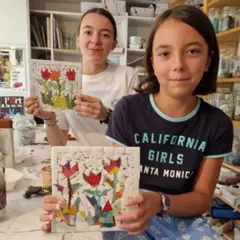 Atelier création d'une mosaïque à Rennes (35)