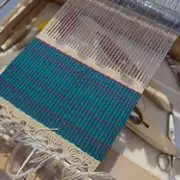 Atelier création d'une pochette tissée à Paris 20ème