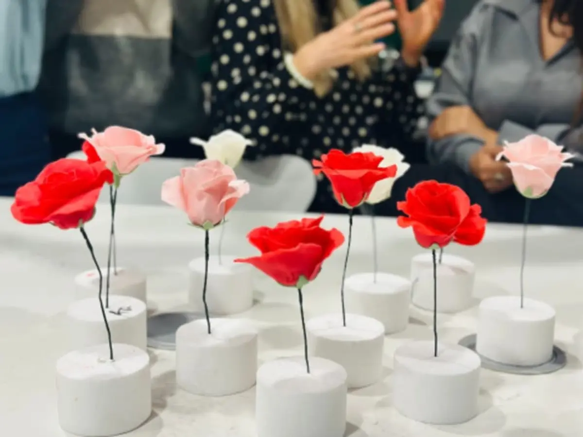 Atelier création d'une rose en sucre à Paris 2ème