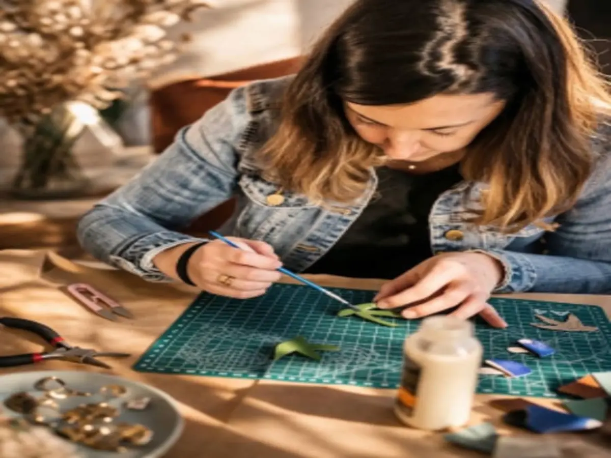 Atelier création de bijoux en cuir upcycling à Graulhet (81)