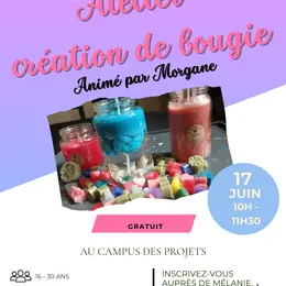 Atelier création de bougie