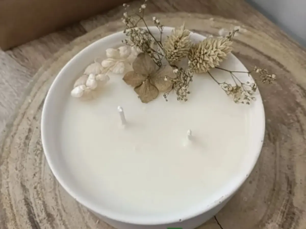 Atelier création de bougie fleurie à Nantes (44)