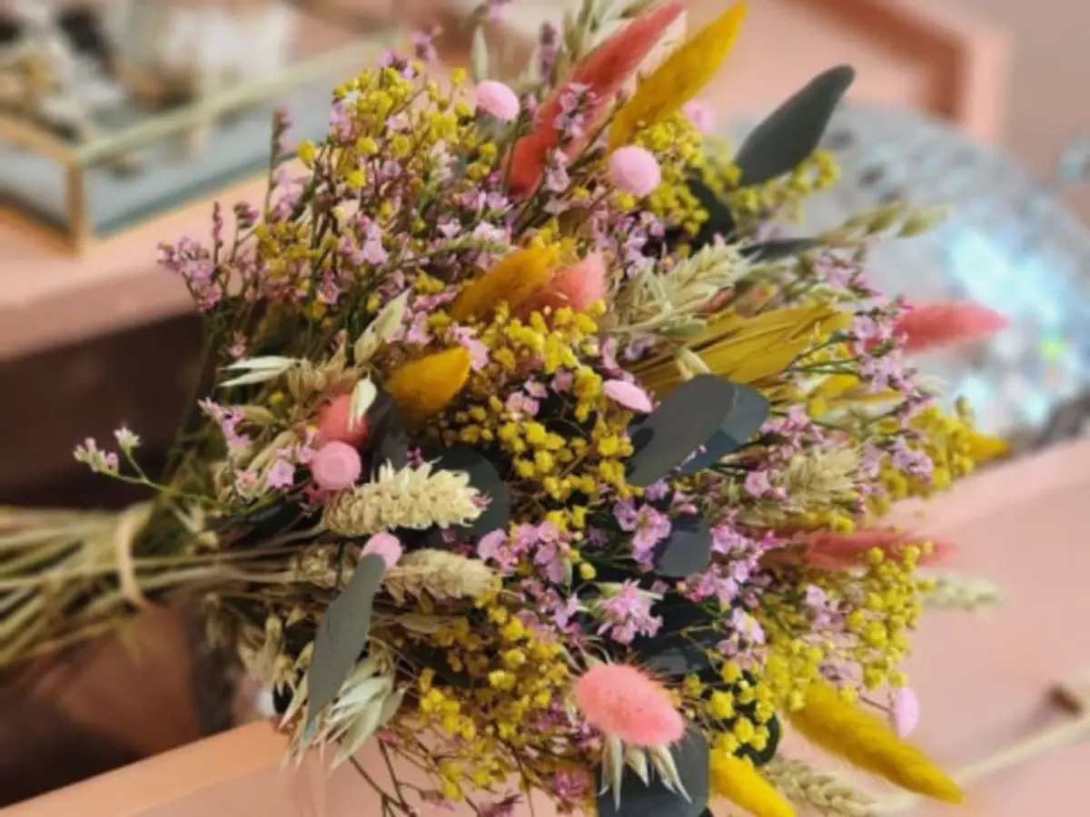 Atelier création de bouquet de fleurs séchées à Mouvaux (59)