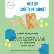 Atelier Création de Carnet à Saperlipapet'