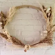 Atelier création de couronne de fleurs séchées à Bondues (59)