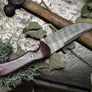 Atelier création de couteau en acier Damas à Vaugneray (69)