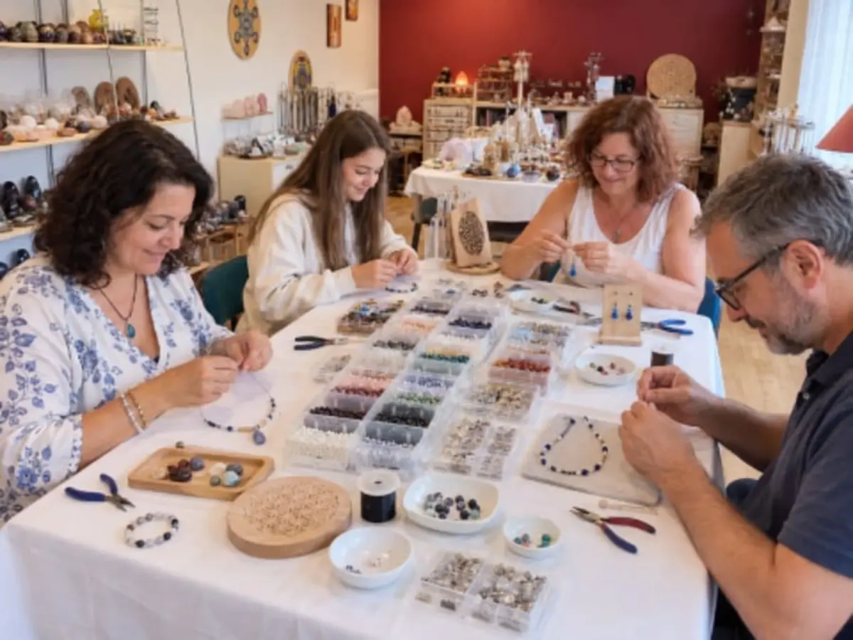 Atelier création de deux bijoux en pierres naturelles à Bordeaux (33)